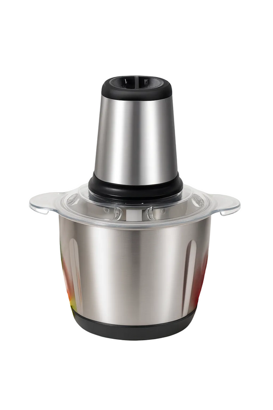 2L Electric Food Chopper Stainless Steel Double Blade Kitchen Grinder