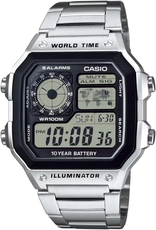 Casio Men’s metal Digital Watch – AE-1200WHD