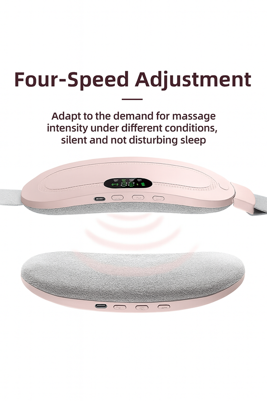 Electric Period Pain Relief Belt Heating Pad Massager for Women Comfort