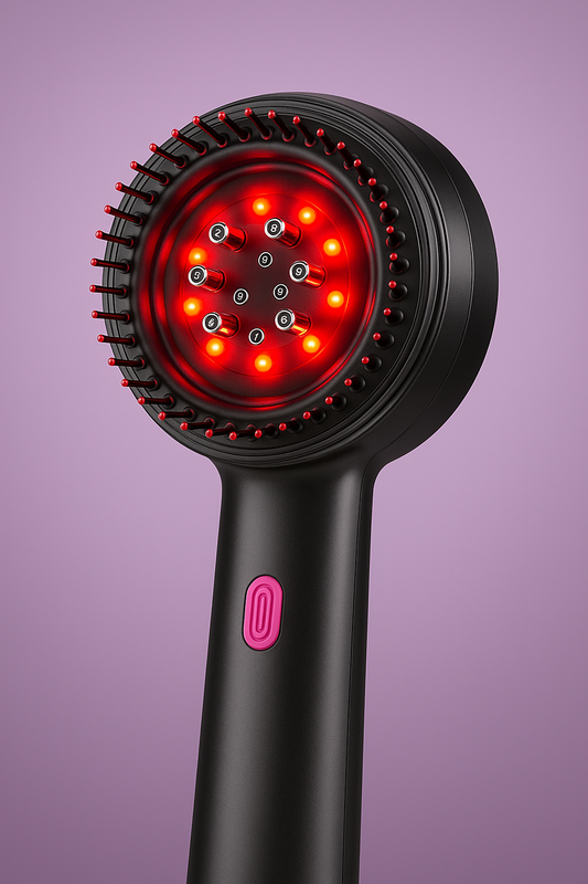 Electric Scalp Massager Comb Vibrating Hair Brush Relaxation Device