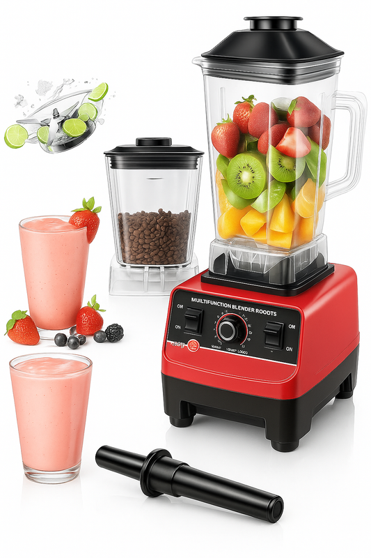 Silver Crest Double Jar Blender High Speed Mixer Grinder Kitchen Machine