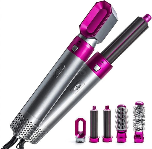 5-in-1 Hot Air Hair Dryer and Curler – Multi-Function Tool Set